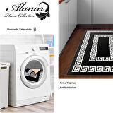 Dekoreko Kaymaz Taban Djt Mutfak Halısı Yıldız Deri Modern 650M