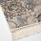 Dekoreko Kaymaz Taban Djt Mutfak Halısı Star Pamuk Saçaklı Modern 1903M