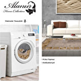 Dekoreko Kaymaz Taban Djt Salon Halısı Star Pamuk Saçaklı Modern 691M