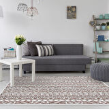 Dekoreko Kaymaz Taban Djt Salon Halısı Yıldız Deri İskandinav F5082