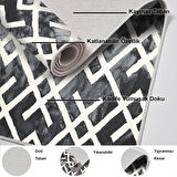 Dekoreko Kaymaz Taban Djt Salon Halısı Trend İskandinav S5039