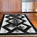 Dekoreko Kaymaz Taban Djt Mutfak Halısı Star Pamuk Saçaklı Modern 722