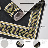 Dekoreko Kaymaz Taban Djt Salon Halısı Trend Modern M5140