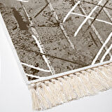 Dekoreko Kaymaz Taban Djt Mutfak Halısı Trend Saçaklı Modern M5003