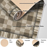 Dekoreko Kaymaz Taban Djt Salon Halısı Yıldız Deri Modern 1913