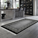 Dekoreko Kaymaz Taban Djt Mutfak Halısı Yıldız Deri Saçaklı Modern 1674