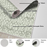 Dekoreko Kaymaz Taban Djt Mutfak Halısı Trend Saçaklı Modern 757