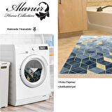 Dekoreko Kaymaz Taban Djt Banyo Halısı Trend Saçaklı İskandinav 2146M