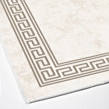 Dekoreko Kaymaz Taban Djt Mutfak Halısı Yıldız Deri Modern 626M