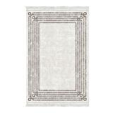 Dekoreko Kaymaz Taban Djt Mutfak Halısı Trend Saçaklı Modern M5142