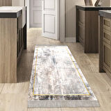 Dekoreko Kaymaz Taban Djt Mutfak Halısı Star Pamuk Saçaklı Modern M12271