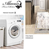 Dekoreko Kaymaz Taban Djt Mutfak Halısı Star Pamuk Saçaklı Modern M12271