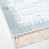 Dekoreko Kaymaz Taban Djt Mutfak Halısı Star Pamuk Saçaklı Modern 1342