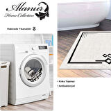 Dekoreko Kaymaz Taban Djt Banyo Halısı Star Pamuk Modern 1919