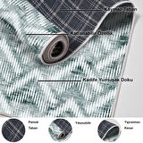 Dekoreko Kaymaz Taban Djt Mutfak Halısı Star Pamuk İskandinav F5124