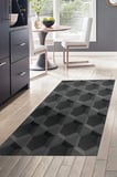 Kaymaz Dijital Mutfak & Salon Halı Trend Geometrik E5016
