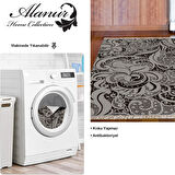 Dekoreko Kaymaz Taban Djt Mutfak Halısı Trend Saçaklı Modern Mu145