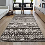 Dekoreko Kaymaz Taban Djt Salon Halısı Star Pamuk İskandinav F5080