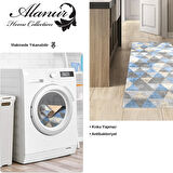 Dekoreko Kaymaz Taban Djt Mutfak Halısı Yıldız Deri İskandinav 661M