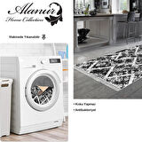 Dekoreko Kaymaz Taban Djt Mutfak Halısı Yıldız Deri Saçaklı İskandinav F5128