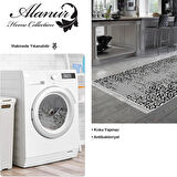 Dekoreko Kaymaz Taban Djt Mutfak Halısı Star Pamuk Saçaklı İskandinav Mu123