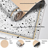 Dekoreko Kaymaz Taban Djt Salon Halısı Yıldız Deri Modern M12366