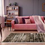 Dekoreko Kaymaz Taban Djt Salon Halısı Star Pamuk Modern Mu136