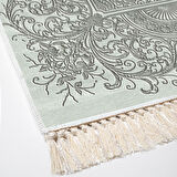 Dekoreko Kaymaz Taban Djt Mutfak Halısı Star Pamuk Saçaklı Modern 1488