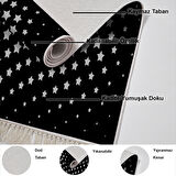 Dekoreko Kaymaz Taban Djt Mutfak Halısı Trend Saçaklı Modern 723