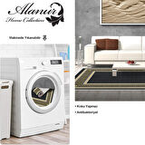 Dekoreko Kaymaz Taban Djt Salon Halısı Trend Saçaklı Modern M5140