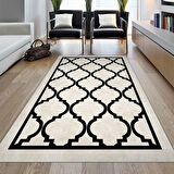 Dekoreko Kaymaz Taban Djt Salon Halısı Yıldız Deri Modern 688M