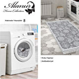 Dekoreko Kaymaz Taban Djt Mutfak Halısı Star Pamuk Saçaklı Modern 1861M