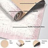 Dekoreko Kaymaz Taban Djt Salon Halısı Yıldız Deri Modern 1342