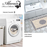 Dekoreko Kaymaz Taban Djt Banyo Halısı Trend Modern 1319