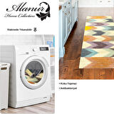 Dekoreko Kaymaz Taban Djt Mutfak Halısı Star Pamuk Modern 629M