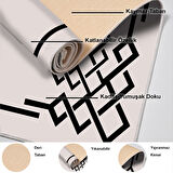 Dekoreko Kaymaz Taban Djt Mutfak Halısı Yıldız Deri Modern 1919