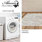 Dekoreko Kaymaz Taban Djt Salon Halısı Trend Saçaklı İskandinav F5079