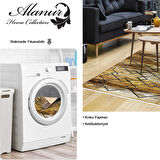 Dekoreko Kaymaz Taban Djt Salon Halısı Yıldız Deri Modern M5006