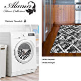 Dekoreko Kaymaz Taban Djt Mutfak Halısı Trend İskandinav F5128