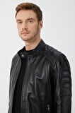 Rodri Siyah Deri Ceket