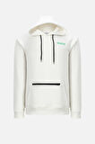 OVERSIZED FIT KAPUSONLU VE SIRT BASKILI SWEATSHIRT 