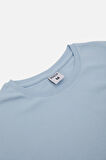 OVERSIZED FIT VANEDA LOGO BASIC TSHIRT MAVI 