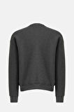 Bisiklet Yaka Oversized Fit Next Unisex Sweatshirt Antrasit