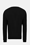 Bisiklet Yaka Regular Fit Next Unisex Sweatshirt Siyah