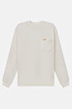 Urbanwild Uzun Kollu Waffle Tshirt Beyaz 