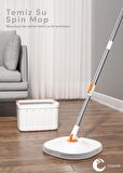 Mop Temizlik Seti Temiz&Kirli su ayrımı Mikrofiber Kare Başlık