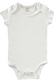 Unisex 4 Parça Kısa Kollu Bebek Bodysuit Seti - Softly Clouds