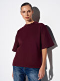 31975 DİLVİN KISA KOLLU OVERSİZE TSHIRT