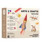 Toyi Arts Crafts Uzay Araçları - STEM Seti ve Yaratıcı Yapı Oyuncakları