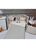 Yuar Baby Animal Beşik Uyku seti Krem 70x130 cm